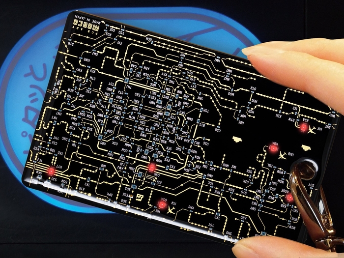 改札タッチイメージ 関西 黒