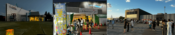 昨年夏に開催した「夜祭」の様子