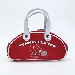 鮮やかカラーにスヌーピーが映える！昭和レトロな懐かし可愛いボストン型ポーチ