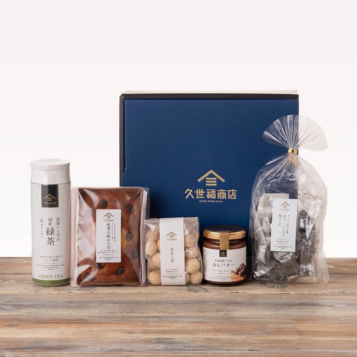 【 今だけ送料無料!】久世福のお菓子と急須いらずの国産緑茶の詰め合わせギフト 3,500 円(税込)