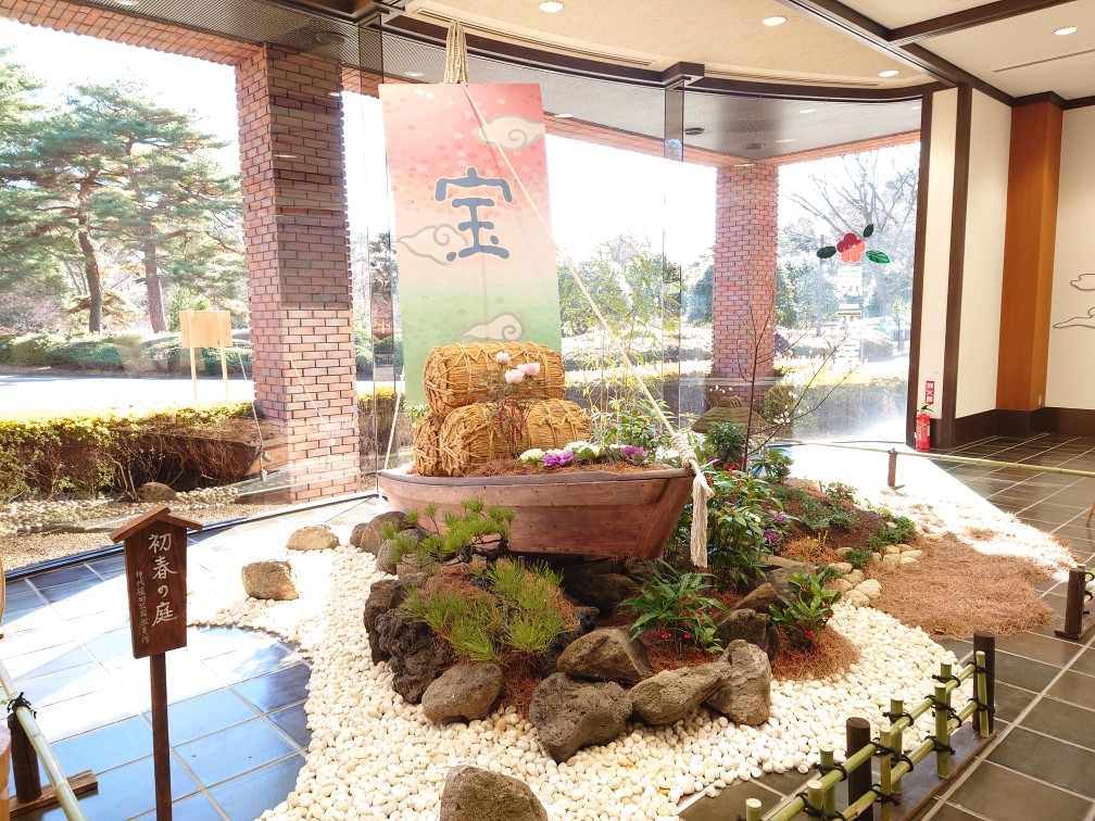 新春の植物展の様子(2022年撮影)