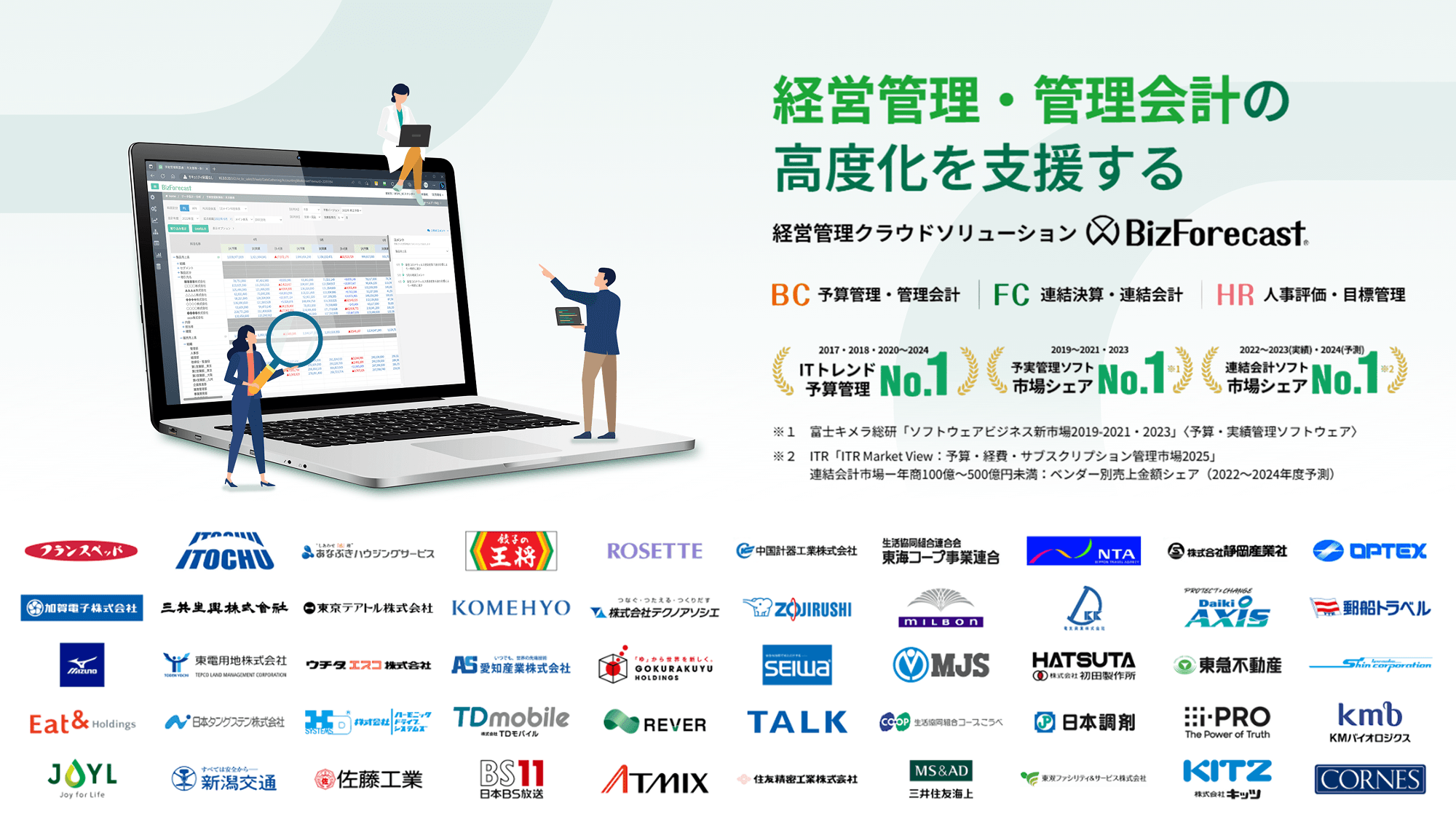 グループ経営管理システム『BizForecast』シリーズについて