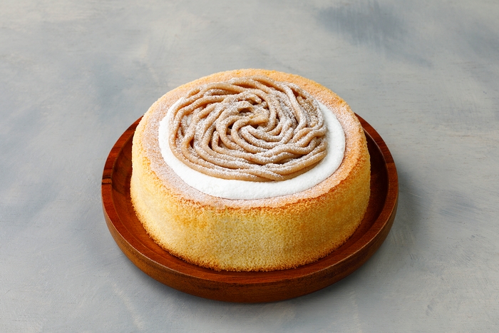 ソフトなシフォンケーキ ホイップ&熊本県産和栗のクリーム