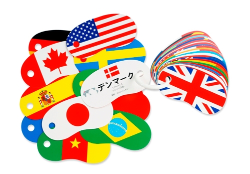 リングカード・国旗