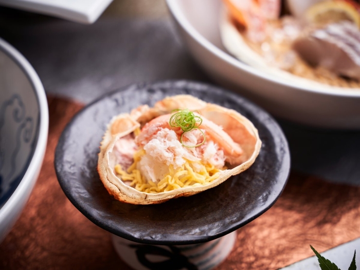 香住ガニの甲羅寿司