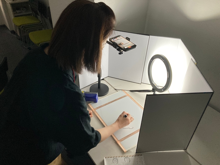 参考:本特許取得以前の撮影風景