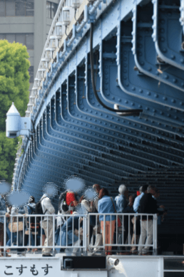 乗船イメージ(永代橋)