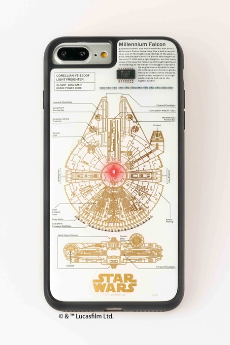 FLASH M-FALCON 基板アート iPhone 7/8 Plusケース 白