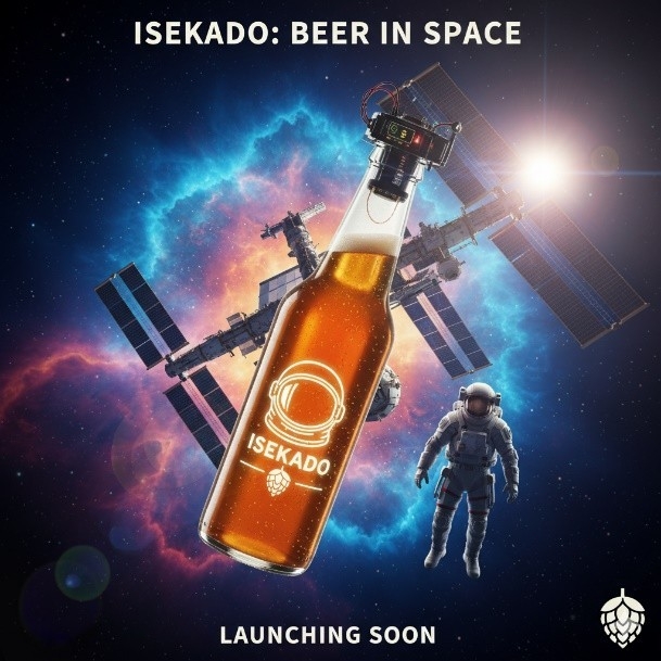 ISEKADOのビール酵母が宇宙へ!
