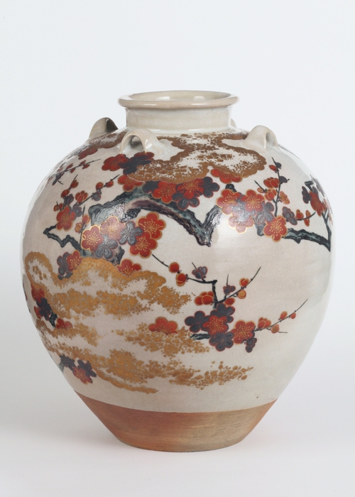 重要文化財 色絵月梅図茶壺