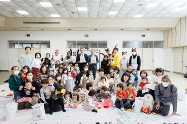 多胎児家庭応援パックの贈呈式を行いました！