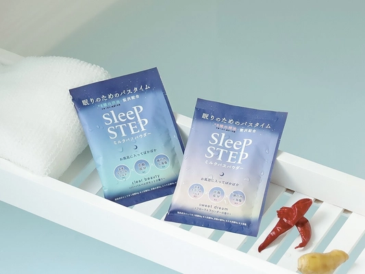 眠りとお風呂の専門家が監修　ここちよい眠りをサポートする アロマバス「スリープステップミルクバスパウダー」9/1新発売！