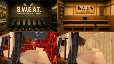 ザ・センチュリオンサウナ レスト＆ステイ札幌　 「サウナ万博」コンセプトの3F新カプセルフロアの 予約受付を6月18日より開始！