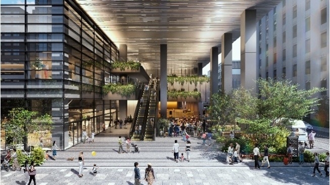 1階オープンスペース「かみはちひろば」