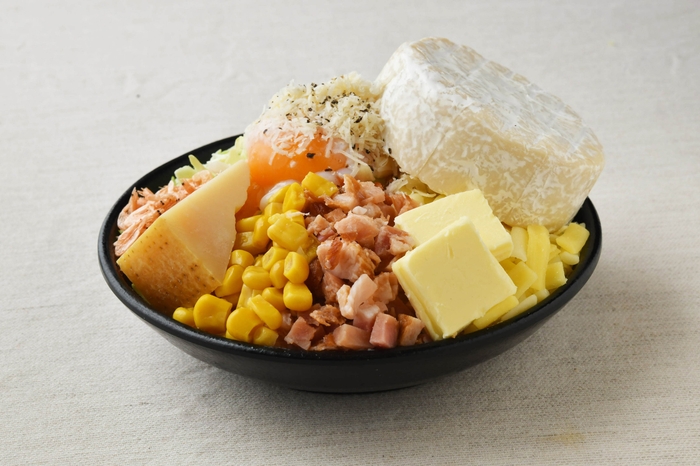 カマンベールカルボナーラもんじゃ