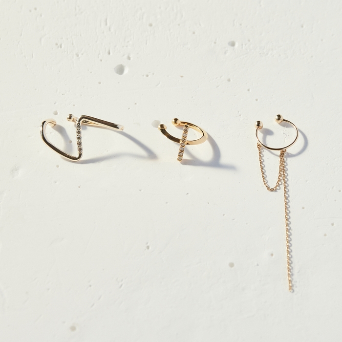 K10 Diamond Ear Cuffs 27,500円~