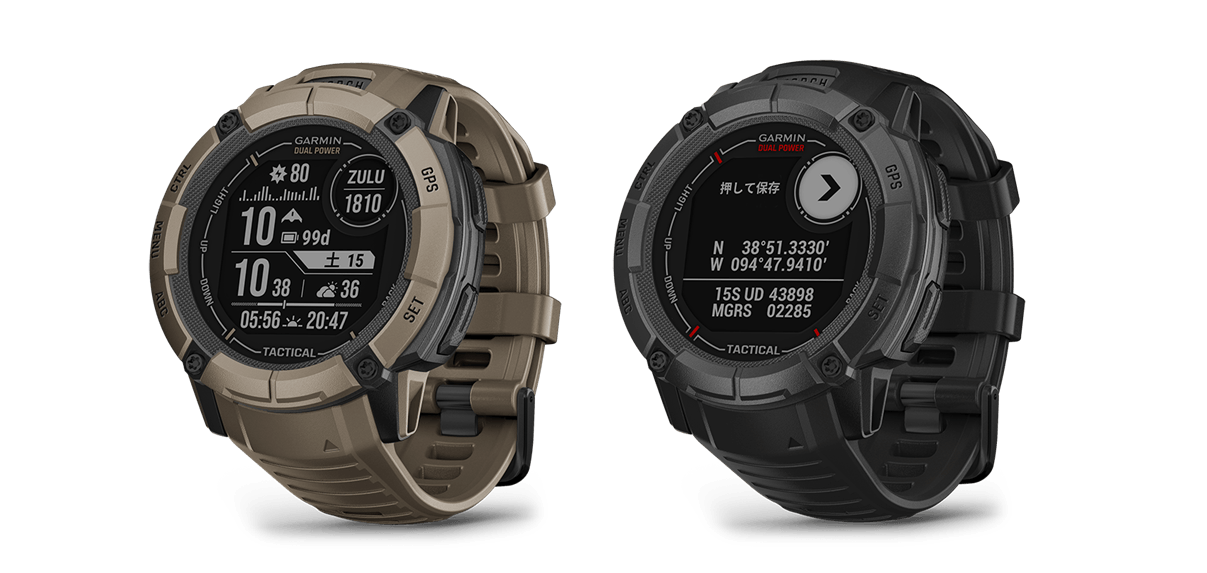 Instinct 2X Dual Power Tactical Edition Coyote Tan, Black