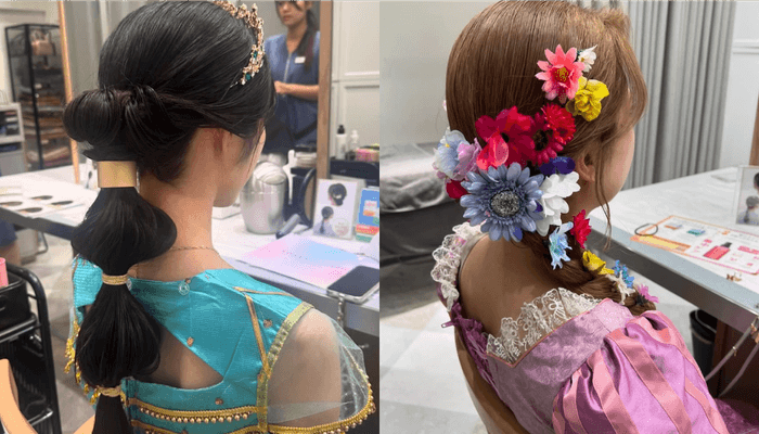 キャクターヘアセット/プリンセスヘアセット