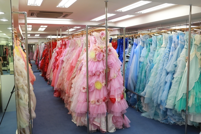 ドレスはオーダーも対応