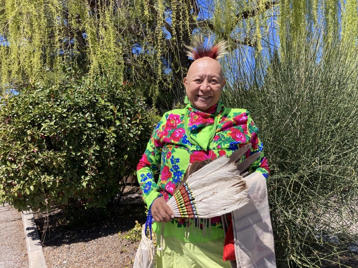 ネイティブインディアンの首長さんに遭遇!