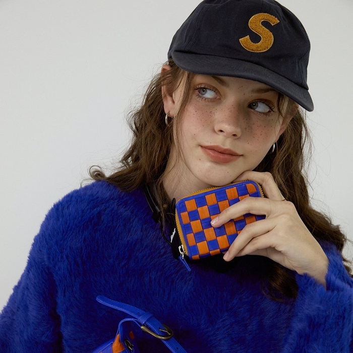 Checker board card wallet