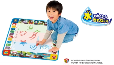 大好きなトーマスで楽しめる！おえかきデビューに！ 「きかんしゃトーマス3カラーおえかき＆すうじ」　 主な玩具専門店・量販店で2月24日(土)発売