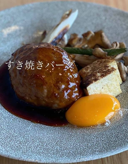 すき焼きバーグ