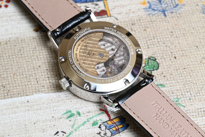 『和 ~mechanical watch~』ガラス刻印和柄