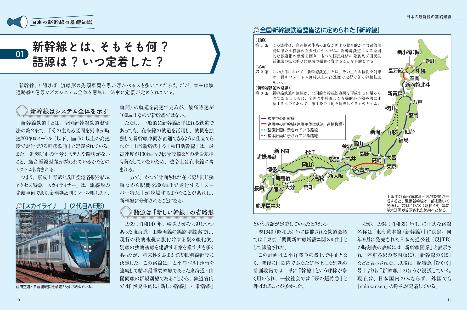 ■日本の新幹線の基礎知識 01新幹線とは、そもそも何? 語源は? いつ定着した?