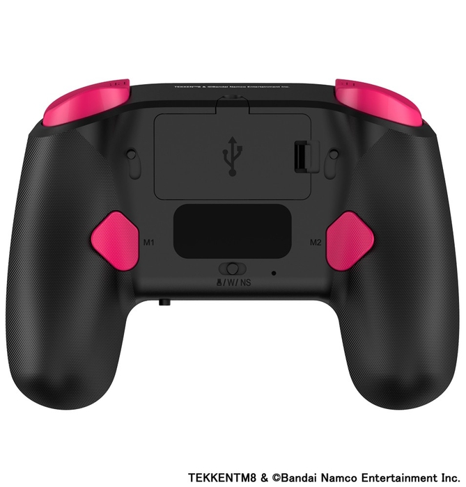 背面に2つの拡張ボタンとトリガー深度切り替えスイッチを搭載