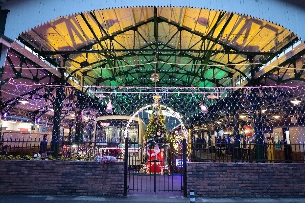 昨年のようす ※叡山電鉄のみで装飾