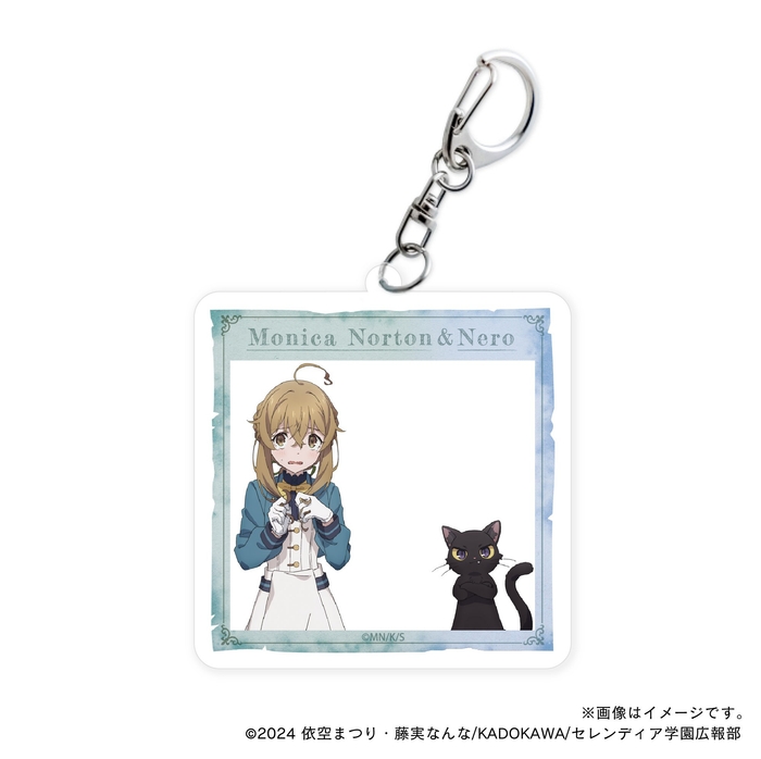 【サイレント・ウィッチ】 お散歩モニカ(制服ver)&ネロ