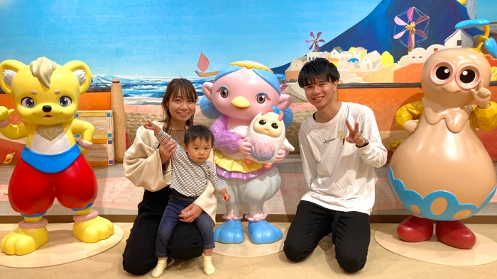 みももたちとハイ パチリ!:「ファンターネ!」のキャラクターとの写真撮影スポット