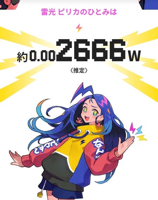 雷光ピリカ(絵師:さいとうなおきさん CV:雨宮天さん)