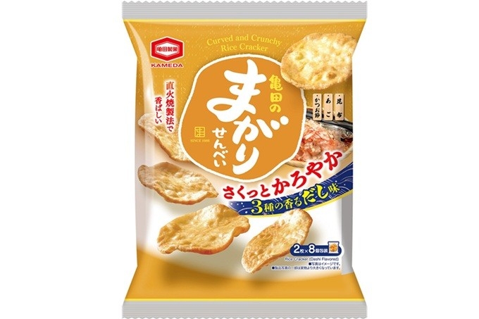 『16枚 亀田のまがりせんべい 3種の香るだし味』