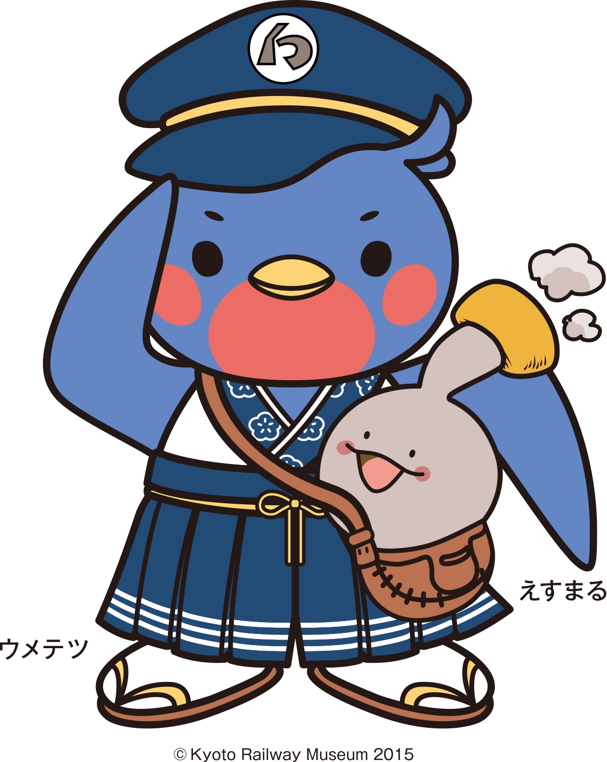 MOMOテラス×京都鉄道博物館_公式マスコットキャラクター_ウメテツ
