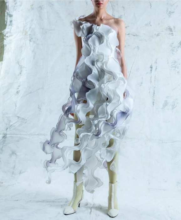 理化学研究所とのコラボによるAIドレス(2)