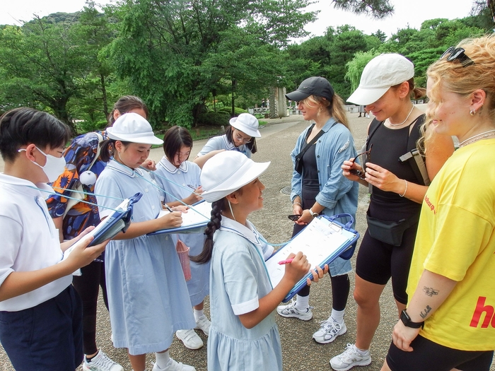 令和6年(2024年)の「イングリッシュサマーキャンプ」の様子