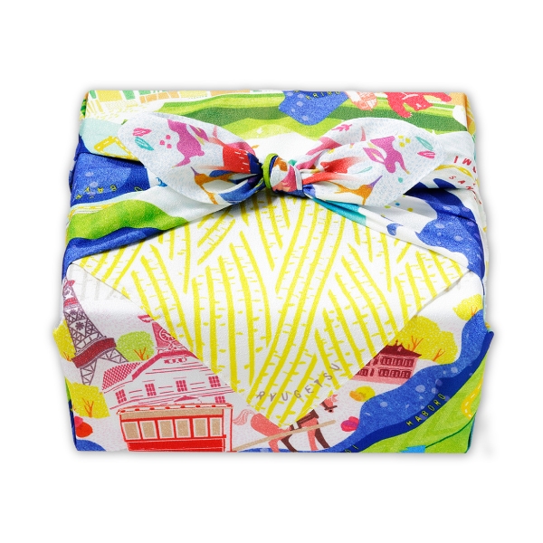 メディア用 夏結び ふろしき包み 正面