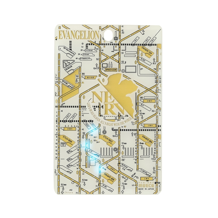 FLASH NERV 基板アート ICカードケース 白