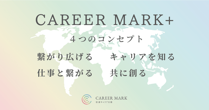 「CAREER MARK+」4つのコンセプト