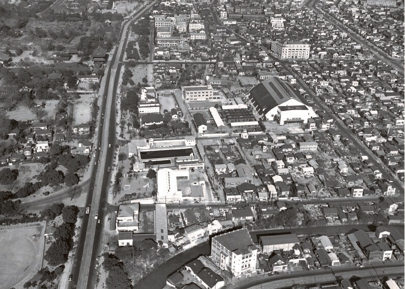 港区役所周辺:昭和32(1957)年