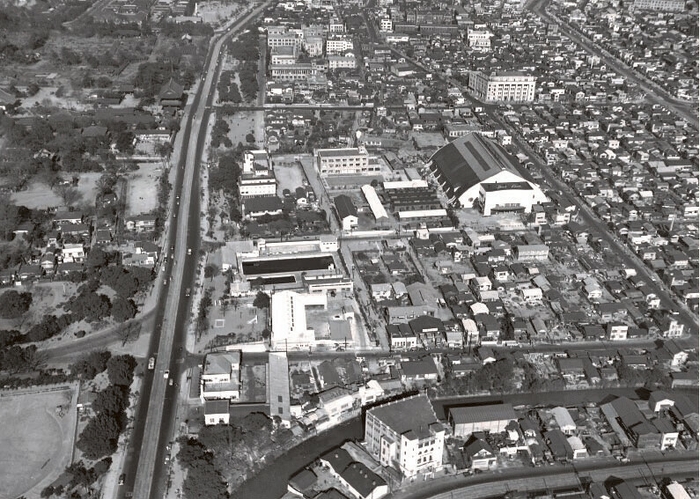 港区役所周辺:昭和32(1957)年