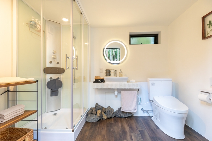 各棟についているトイレ&シャワーブース