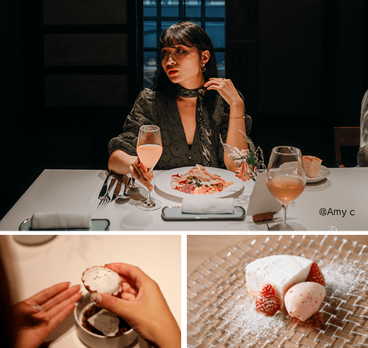 アレンジふなずし付きのイタリアンディナー/Biwacollage