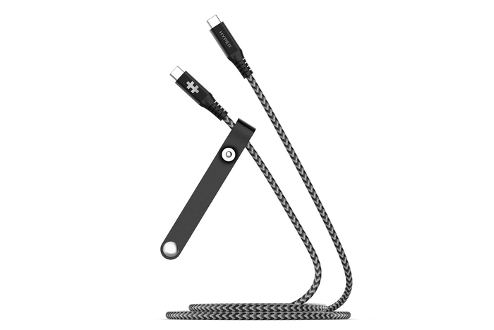 HYPER、防弾ナイロン素材&100W/10Gbps対応USB-C高耐久ケーブル(2m)発売