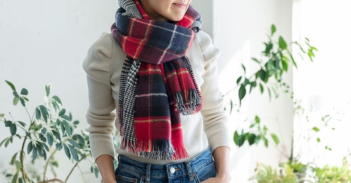 簡単なのにオシャレ!マフラーの巻き方アレンジ