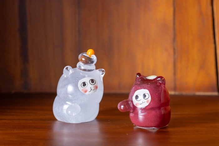 どれも表情や色合いが異なる1点ものの作品