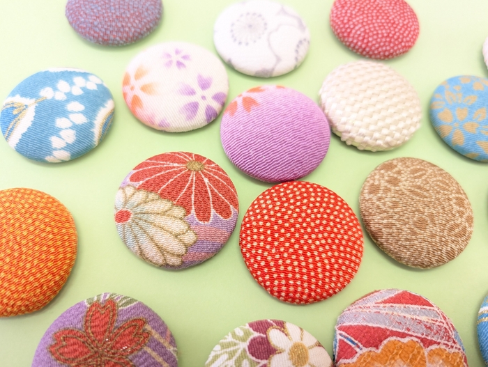 丹後ちりめんくるみボタンワークショップ