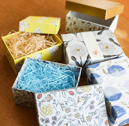 完全ハンドメイドギフトボックス「めぐり箱」